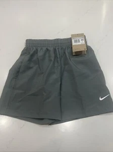 Nike Dri-FIT Training Shorts Grey DX5382 084 Kids Size XS With Pockets - Picture 1 of 5