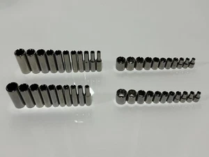 NEW Craftsman Tools USA 43pc 1/4” Drive Metric & SAE Deep & Shallow Socket Set - Foto 1 di 11