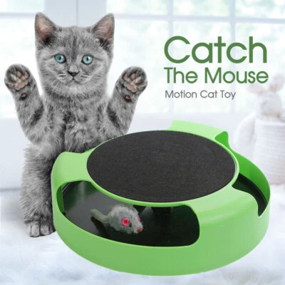 Motion Kitten Cat Toy Catch The Mouse Chase Interactive Cat Training Scratchpad - image 1 of 4
