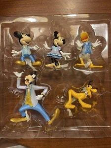 Disney Parks 50th Anniversary Christmas Ornaments Fab 5 pc Set NIB Mickey Minnie - Picture 1 of 13