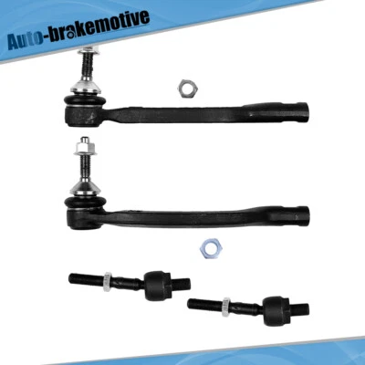 Barra de amarre interior y exterior para Volvo S60 S80 V70 ES80981 ES80982 2001-2007 2008 4 piezas Foto 1 de 4