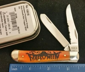 Case XX Mini Trapper Halloween knife, Dealer Exclusive, Persimmon orange, 10616 - Picture 1 of 4