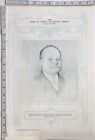 1914 Inde Imprime Sir Harcourt Butler Lieutenant Governor De Birmanie