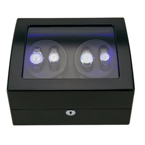 Uhrendreher Uhrenkasten Watch Winder Handgemacht mit flüsterleise Motor - Bild 1 von 7