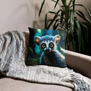 Throw Pillow Case Lemur 0 - Picture 1 of 2