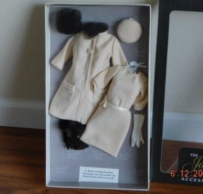Franklin Mint Jackie Kennedy Inauguration Ceremony Ensemble For Vinyl Doll W COA