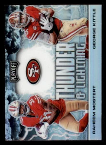 2020 Playoff Thunder and Lightning Silver #9 George Kittle/Raheem Mostert - Picture 1 of 2