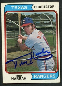 Toby Harrah #511 signed autograph auto 1974 Topps Baseball Trading Card - Picture 1 of 1