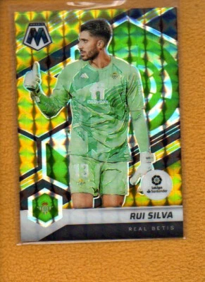 Rui Silva 2021-22 Panini Mosaic La Liga Choice Black Gold Prizm #80 /8 1/8 - Image 1 of 2