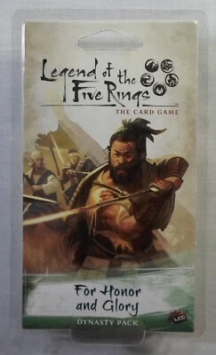 LEYENDA DE LOS CINCO ANILLOS L5R LCG PARA HONOR Y GLORIA DINASTÍA PAQUETE SELLADO Foto 1 de 4