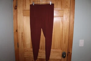 Chico's So Slimming Juliet Brown/Rust Ponte Ankle Pants - Size 1 NEW - Picture 1 of 4