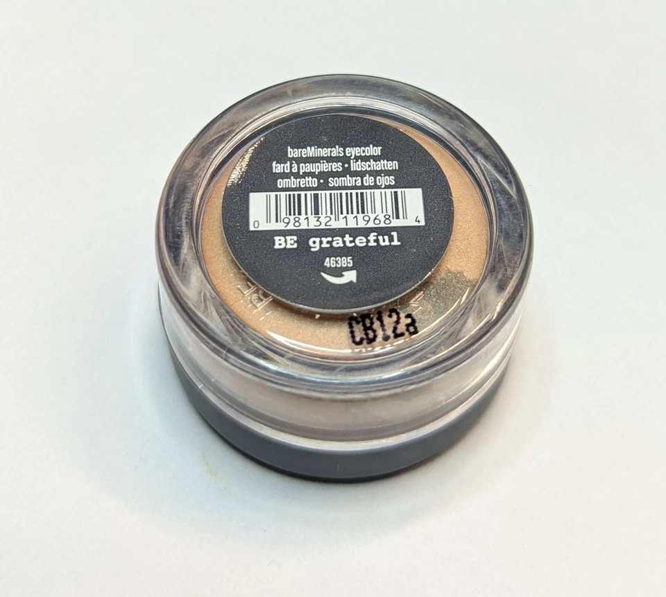 Sombra Bare Minerals BE THANK tamanho mini viagem pó solto cor dos olhos - Imagem 1 de 1