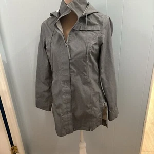 Chaqueta Mondetta Mujer Pequeña Pequeña Gris Canyon Anorak Impermeable Exterior Capucha - Imagen 1 de 14