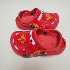 lightning mcqueen crocs size 7 womens