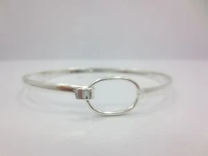Brazalete de cinturón infinito entrelazado de plata esterlina 925 - Imagen 1 de 7