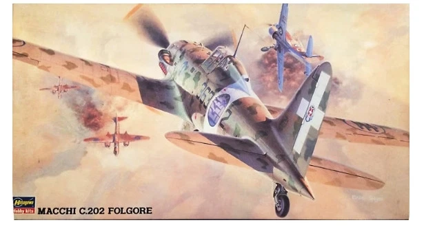 Macchi C 202 Folgore (con Regia Aeronautica Marcature)#09132 1/48 Hasegawa