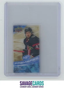 2022-23 UD Ice Premieres Mini Gold Mark Kastelic /99 #MI-41 Ottawa Senators - Picture 1 of 3