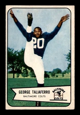 1954 Bowman #50 George Taliaferro   EX/EX+ X3578892 - Image 1 of 3