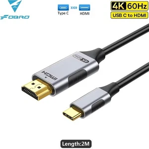 USB C to HDMI Cable 4K@120Hz Type C to Hdmi Compatible HDTV Cable for Convert 3M - Picture 1 of 6
