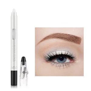 Eye Shadow Pen Eyeliner Eye Shadow Stick Eye Shadow Lying Silkworm Pen 1pc White - Picture 1 of 3