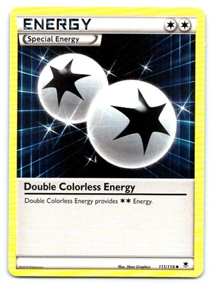 Double Colorless Energy Pokemon Uncommon XY - Phantom Forces 111/119 - Image 1 of 2