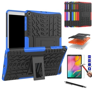 for Samsung Galaxy TAB A 10.1 T510/T515 Case Hybrid Rugged KickStand Armor Cover - Picture 1 of 21