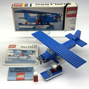Vintage LEGO 712 / 371 1977 Sea Plane Complete With Original Box Instructions - Picture 1 of 21
