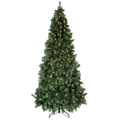 BRISUNSHINE 7.5ft Pre-Lit Artificial Holiday Christmas Spruce Tree for Home Office Party
