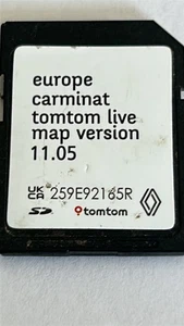 RENAULT TOMTOM CARMINAT LIVE 11.05, NAVIGATION SD CARD EUROPE.  - Picture 1 of 4