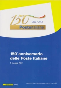ITALIA 2012 Folder Anniversario delle Poste Italiane - Picture 1 of 1