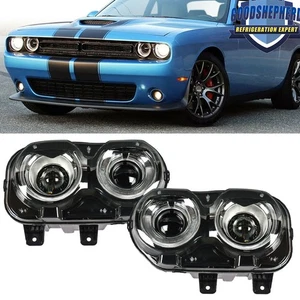 Par de faros halógenos diestros y diestros para Dodge Challenger 2016 2017 2018 - Imagen 1 de 8