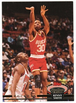 1992-93 Stadium Club No166 Кенни Смит Хьюстон Рокетс Бесплатная доставка! Почти как новый - Изображение 1 из 2