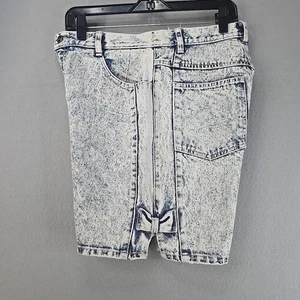 Vtg Rio by Stephen Mardon Womens Sz 11 Jean Shorts Acid Wash 80s Waist High Rise - Picture 1 of 10