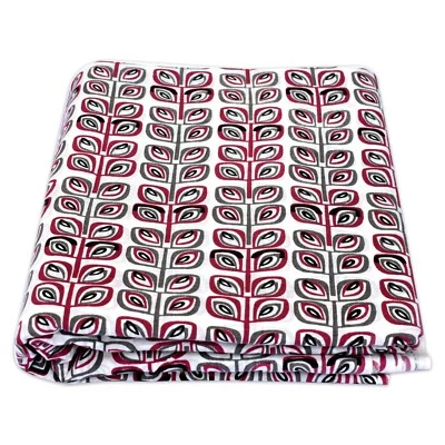 Indian Sanganer leaf Hand Block Print Cotton Fabric Natural Color Running 10yard - Image 1 of 4