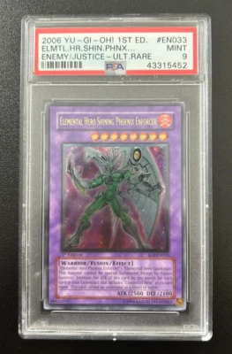 PSA 9 - Elemental Hero Shining Phoenix Enforcer (UTR) EOJ-EN033 1st Ed - image 1 of 2