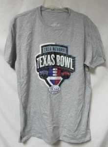 Horned Frogs vs. Razorbacks Mercari Texas Bowl Men's Size XL T-Shirt C1 2500 - Picture 1 of 2