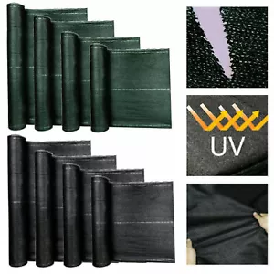 HDPE Zaunblende Tennisblende Sichtschutz Zaun Netz Schattier Gewebe Windschutz - Bild 1 von 18
