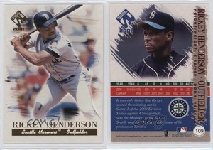 2001 Pacific Private Stock Rickey Henderson #109 HOF