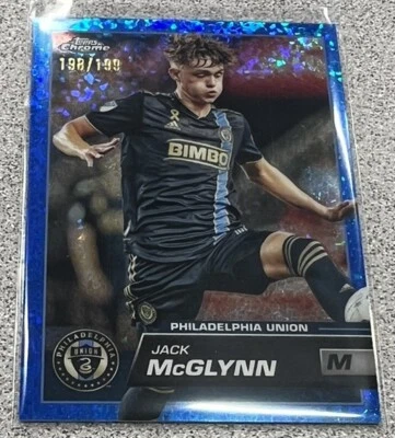 2023 Topps Chrome Blue Mini Diamond /199 Jack McGlynn No. 1! - Image 1 of 2