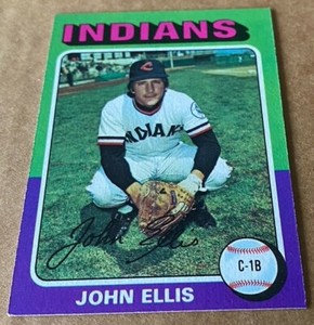 1975 TOPPS Card #605 JOHN ELLIS NM-MT Condition 
