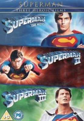 Superman: The Movie/Superman 2/Superman 3 DVD (2010) Christopher Reeve, Donner - Image 1 of 2