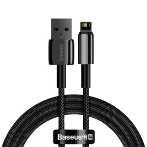 Baseus Tungsten Gold Fast Charging Data Cable USB to iPhone iPad 1Meter - Picture 1 of 7
