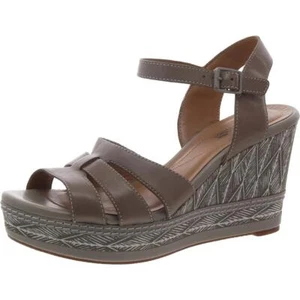 Clarks Womens Zia Noble Open Toe Ankle Strap Wedge Sandals Shoes BHFO 6773 - Picture 1 of 11