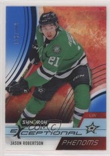 2021-22 Upper Deck Synergy Exceptional Phenoms Blue /299 Jason Robertson #EP-JR