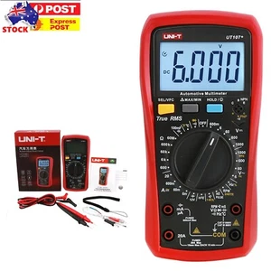 Automotive Multimeter UNI-T Digital mS PULSE Tach Dwell Temp RPM Battery Tester - Picture 1 of 16