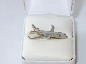 AMERICAN AIRLINES BOEING 737 FLUGZEUG REVERS HEFT PIN AA PILOT GESCHENK SAMMLERSTÜCK - Bild 1 von 5