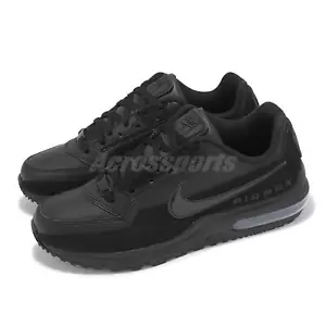 Nike Air Max LTD 3 Triple Black Men Road Running Shoes Sneakers 687977-020 - Picture 1 of 8