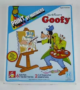 Walt Disney Goofy Paint By Numbers Kit Hasbro Model 3076 NIB - Picture 1 of 3