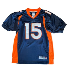 Reebok Tim Tebow #15 Denver Broncos NFL Football Jersey Mens Size 50 Rare Sewn - Picture 1 of 7