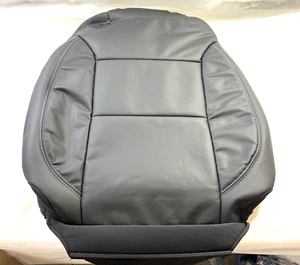 Genuine OEM GM Chevrolet Tahoe Seat Back Cover Leather Black 2021-2024 85157328 - Picture 1 of 4